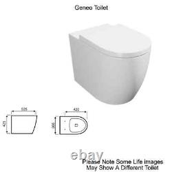 Custom Bathroom Fitted Furniture Set Basin, Toilet, Handles & Worktop Colours