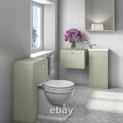 Delphi Henbury Back to Wall WC Unit 500mm Wide Country White
