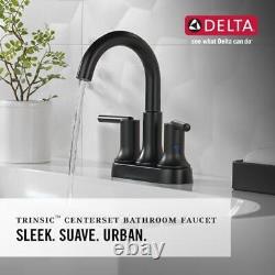 Delta 2559-MPU-DST Trinsic 1.2 GPM Centerset Bathroom Faucet Chrome