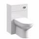 Duchy Alaska Back To Wall Wc Toilet Unit 500mm W White Bathroom Furniture
