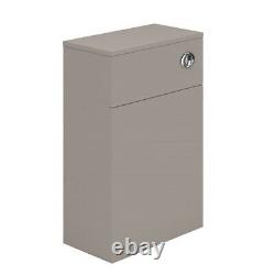 Duchy Nevada Back to Wall WC Unit, 500mm Wide, Cashmere