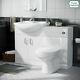 Ellen 550mm Vanity Basin Unit, Wc Unit, Cistern & Eslo Back To Wall Toilet White