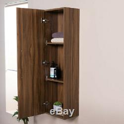 Floor Standing Vanity Unit Bathroom Wall Hung Cabinet Tall Storage BTW Toilet