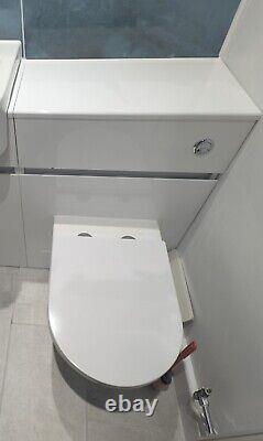 Foster Gloss White Back To Wall Toilet Unit Only 600mm (Toilet Not Inc)