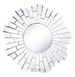 Foyer Living or Dining Room Bathroom Vanity Wall Mirror Modern Starburst 32