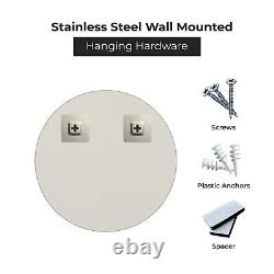 Frameless Wall Mount Mirror for Bathroom Beveled Edge with Safety Backing by FGM