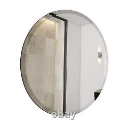 Frameless Wall Mount Mirror for Bathroom Beveled Edge with Safety Backing by FGM