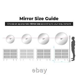 Frameless Wall Mount Mirror for Bathroom Beveled Edge with Safety Backing by FGM