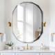 Furnbar Wall Mounted Bathroom Vanity Mirror 30x40 Single Beveled Edge Frameless