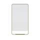 Glass Warehouse Bathroom Vanity Mirror 22wx40h Framed Square Satin Brass