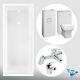 Gloss White Bathroom Vanity Suite Taps 1700 Bath Vanity Unit Btw Unit & Toilet