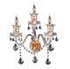 Gold French K9 Crystal Dining Room Or Bathroom Wall Sconce Vanity Light Fixture