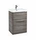 High Quality Modern Avola Grey Bathroom Furniture Cabinet Basin Vanity Wc Units