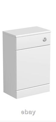 Homebase myconcept Back to Wall WC Toilet Unit 600mm Gloss White