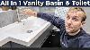 How To Fit Basin And Toilet Vanity Unit Combo