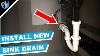 How To Plumb A New Sink Drain Quick And Easy Bathroom Sink Drain Installation