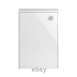 Hudson Reed Coast Back to Wall WC Unit 500mm Wide White Gloss