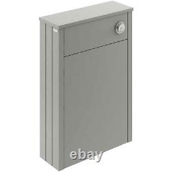 Hudson Reed Old London Back to Wall WC Unit 550mm Wide Storm Grey