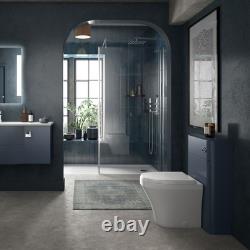 Hudson Reed Sarenna Back to Wall WC Toilet Unit 552mm Wide Mineral Blue