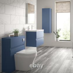 Hudson Reed Urban Back to Wall WC Toilet Unit 500mm Wide Satin Blue