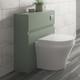 Hudson Reed Urban Back To Wall Wc Toilet Unit 500mm Wide Satin Green