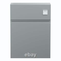 Hudson Reed Urban Back to Wall WC Toilet Unit 500mm Wide Satin Grey