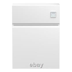 Hudson Reed Urban Back to Wall WC Toilet Unit 500mm Wide Satin White Hudson Reed Urban Back to Wall WC Toilet Unit 500mm Wide Satin White