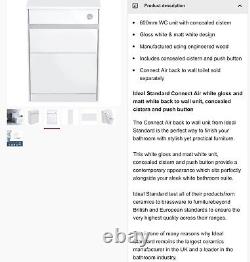 Ideal Standard ConnectAir WC toilet units. Cost £669 each. 2 available. FREE toilet