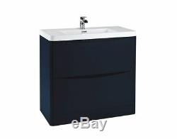Indigo Blue Modern Bathroom Vanity WC and Basin Units