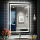 Led Bathroom Mirror With Lights, 22x28 Led Bathroom Mirror-front & Backlit