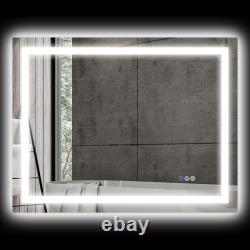 LED Bathroom Mirror with Lights Infinite Color Temp Back & Front Lit