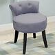 Linen/velvet Dressing Table Stool Vanity Bedroom Chair Upholstered Button Chairs