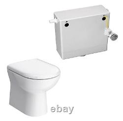 Linx Back to Wall WC Toilet Unit White Bathroom Furniture 600 x 330mm