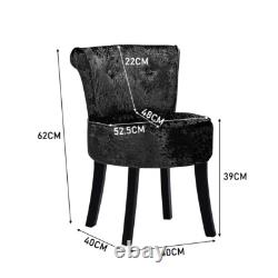 Low Back Dressing Table Stool Bedroom Vanity Makeup Stool Bedroom Chair Piano UK