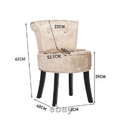 Low Back Dressing Table Stool Bedroom Vanity Makeup Stool Bedroom Chair Piano UK