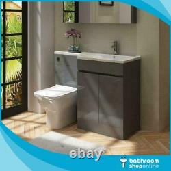 Lshaped Bathroom Furniture Suite Back to Wall Toilet, Basin & Sink