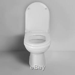 Melbourne Bathroom RH P-Shape Dark Oak Basin Vanity Unit WC Back To Wall Toilet