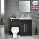 Melbourne Rh Bathroom 1100 Grey Vanity Furniture Resin Basin Back To Wall Toilet