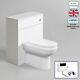 Melbourne White Back To Wall Toilet Wc Unit Soft Close Seat Bathroom Furniture