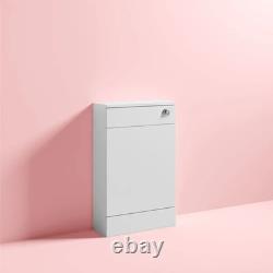 Mercury 500mm Back To Wall Unit WHITE
