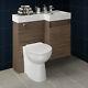 Modern Vanity Unit Bathroom Basin Sink&toilet Back To Wall Storage Cabinet 906r