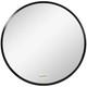 Modern Wall-mounted Vanity Mirror For Bedroom Bathroom Washroom, Black, 40x40cm