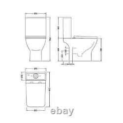 Modern bathroom set with Oak Vanity Unit, Back to Wall Toilet, and Basin