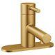 Moen 6191bg Align Brushed Gold 1-handle Low Arc Low Profile Bathroom Sink Faucet