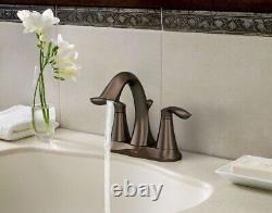 Moen 6410orb Eva Oil Rubbed Bronze Two Handle High Arc Bathroom Sink Faucet