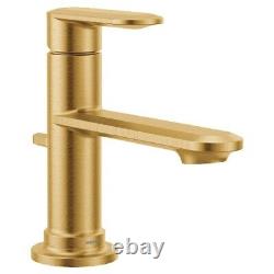 Moen 6504bg Greenfield Brushed Gold One Handle High Arc Bathroom Sink Faucet
