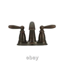 Moen 6610orb Brantford Oil Rubbed Bronze 2-handle High Arc Bathroom Sink Faucet