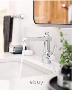 Moen S6981 Flara Polished Chrome One Handle High Arc Bathroom Sink Faucet