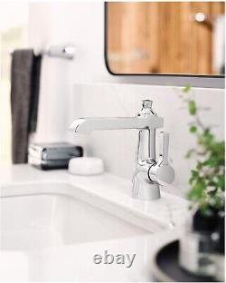 Moen S6981 Flara Polished Chrome One Handle High Arc Bathroom Sink Faucet