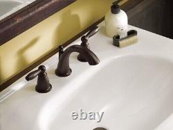 Moen T6220orb Brantford Oil Rubbed Bronze Widespread Bathroom Sink Faucet